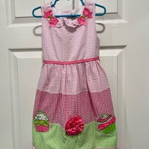 Emily Rose Pink and Green Cupcake Dress